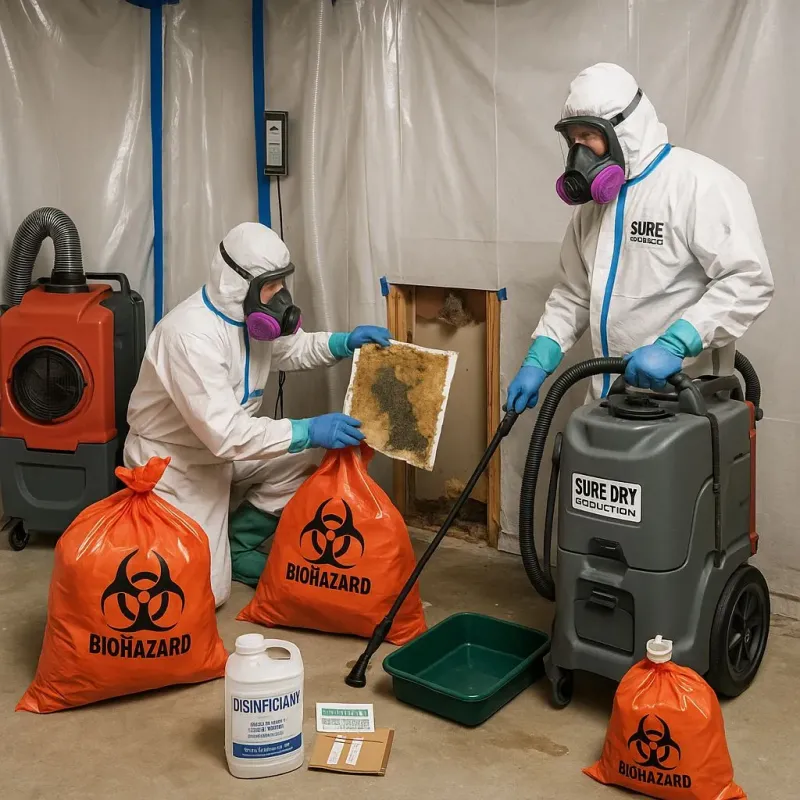 Contaminated Water Handling Protocols process in Shoreacres, TX