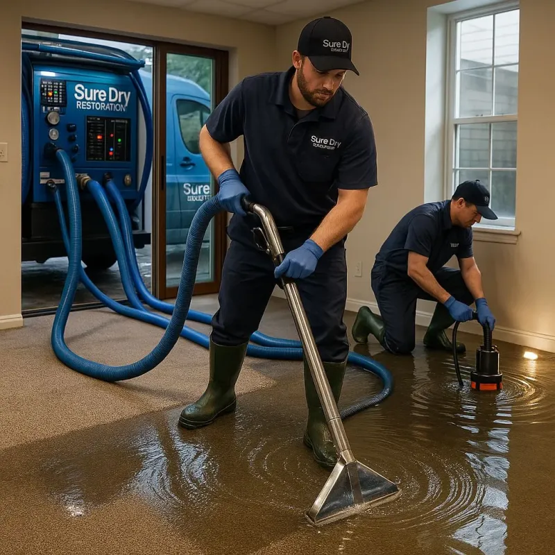 Water Extraction and Removal process in Shoreacres, TX